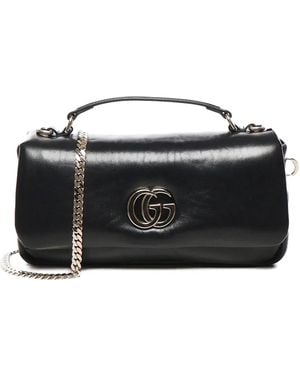 Gucci Gg Milano Chain Tote Bag - Black