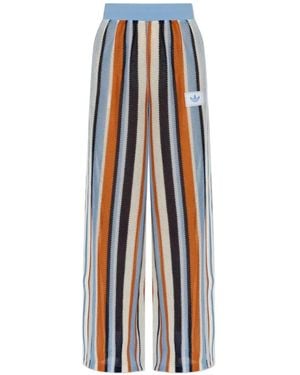 adidas Trousers With Logo - White
