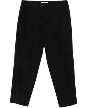 Briglia 1949 Manhattans Front-Seam Trousers - Black