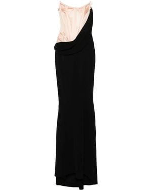 Mugler Illusion Gown - Black