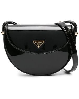 Prada Leather Shoulder Bag - Black
