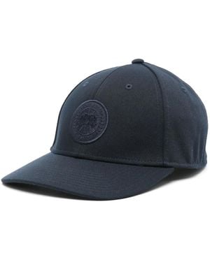 Canada Goose Logo Appliqué Baseball Cap - Unisex - Polyester - Blue