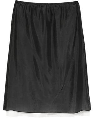 JNBY H-Line Silk Skirt - Black
