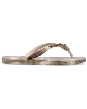 Havaianas X Isabel Marant Top Ikat Tie-Dye Flip Flops - Brown