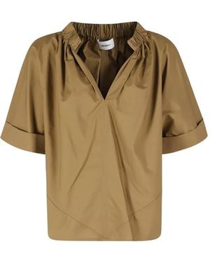 MEIMEIJ Blusa Con Collo Elasticizzato - Neutro