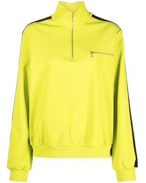 Tory Burch Sweater Met Zijstreep - Geel