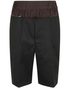 Maison Margiela Pleated Shorts - Black