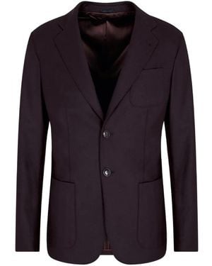 Giorgio Armani Single-Breasted Blazer - Blue