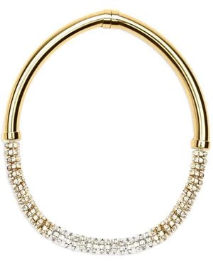 Sharra Pagano Crystal Glow Necklace - Metallic