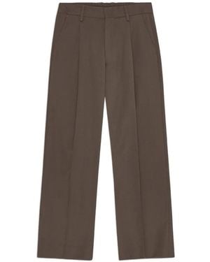 NN07 Kay Pleated Pants - Brown