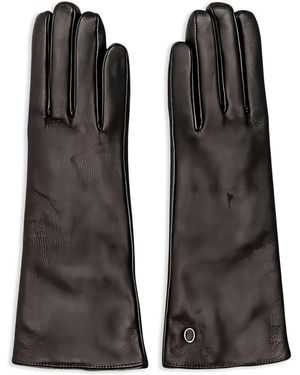 Orciani ナッパレザーグローブ - ブラック