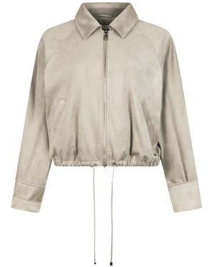 Liu Jo Suede Jacket - White