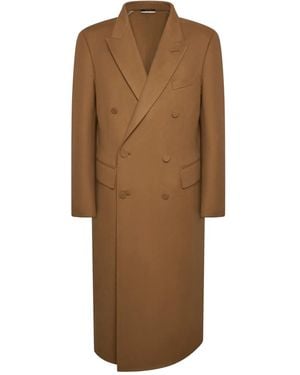 Tom Ford Manteau À Boutonnière Croisée - Brown