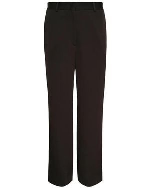 Club21 Collection Margot Satin-Back Trousers - Black