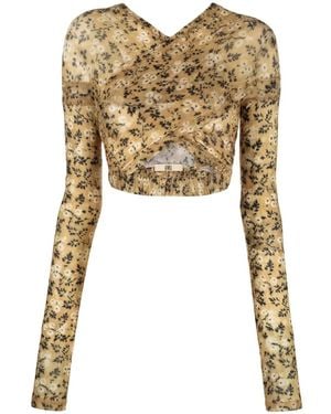 KNWLS Top Anti Con Incrocio - Nero