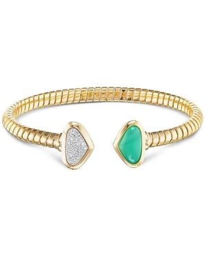 Marina B Trisolina Armband Mit Chrysopras Und Diamant - Mettallic