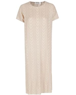 MEIMEIJ Robe À Manches Courtes - White