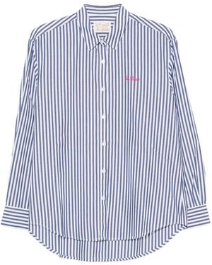 MC2 Saint Barth Brigitte Striped Shirt - Blue
