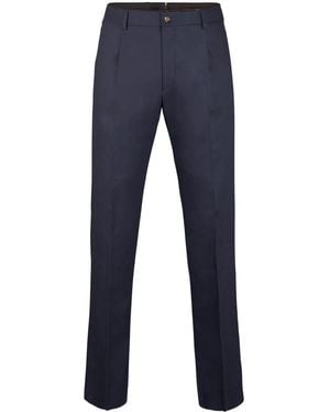 Moorer Pantaloni Con Piega - Blu