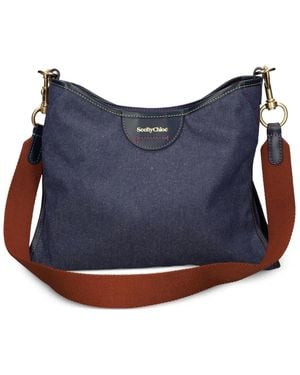 See By Chloé Denim Shoulder Bag - Blue