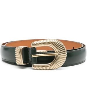 Sandro Leather Belt - Green