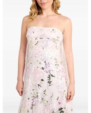 Needle & Thread Wisteria Sequin-Embellished Maxi Dress - White