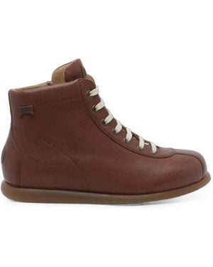 Camper Pelotas Lace-Up Boots - Brown