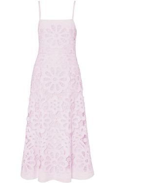 Temperley London Guinevere Midi Dress - Pink