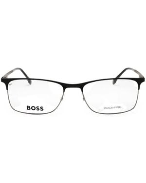 BOSS Rectangle-Frame Glasses - White