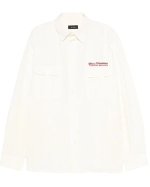 Willy Chavarria Logo-Print Shirt - White