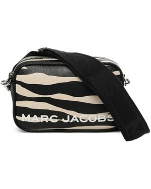 Marc Jacobs Zebra-Print Cross Body Bag - Black