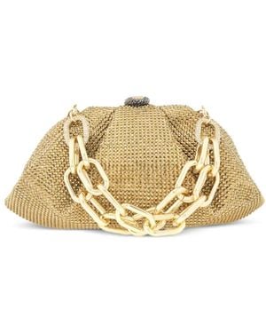 Judith Leiber Gemma Crystal-Embellished Chunky-Chain Tote Bag - Metallic