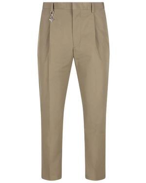 Prada Plooibroek Met Bedel - Naturel