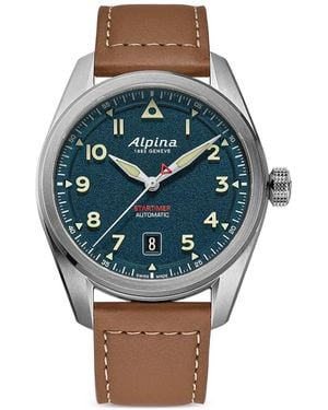 Alpina Startimer Pilot 40Mm Watch - Blue