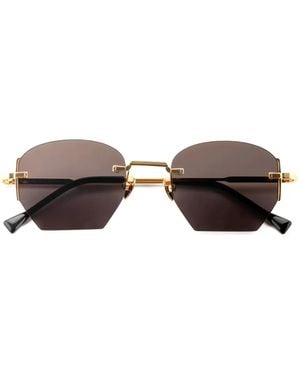 Kyme Ezra Geometric-Frame Sunglasses - Brown