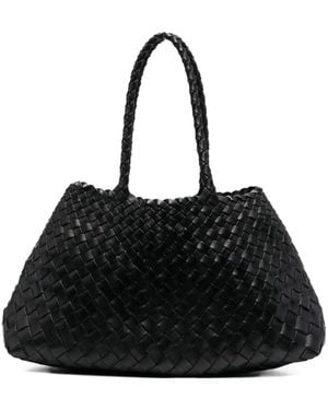 Dragon Diffusion Big Santa Croce Woven Tote Bag - Black