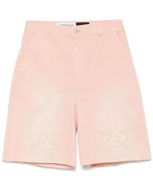 Loewe アナグラム ショートパンツ - ピンク