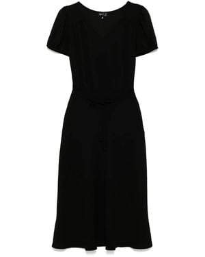 agnès b. Crepe Pommier Dress - Black