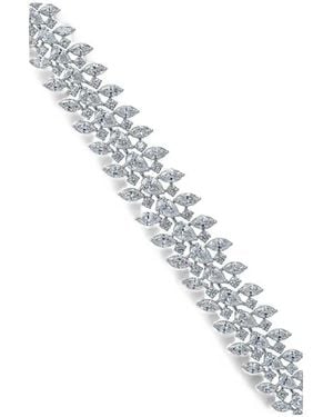 ARZANO Triple-Row Diamond Bracelet - Metallic