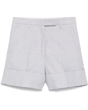 Thom Browne Pinstripe Shorts - Blue