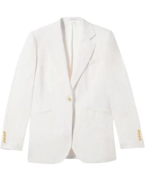 Brooks Brothers Linen Blazer - White