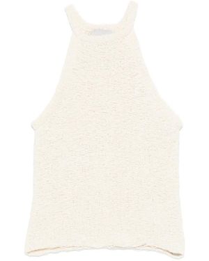 Halfboy Textured Top - White