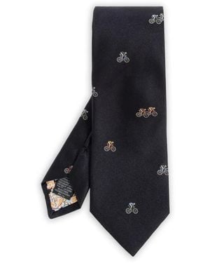 Paul Smith Krawatte Aus Seide - Blau