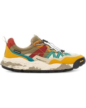 Flower Mountain Iwano 2 Lace-Up Trainers - Yellow
