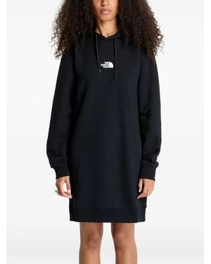 The North Face Kapuzenkleid mit Logo-Print - Blau