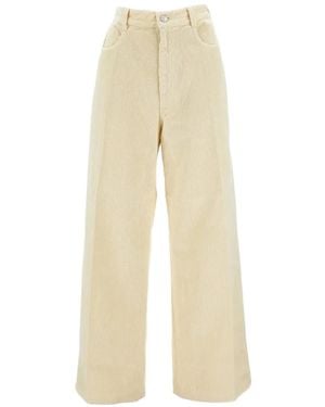 Cellar Door Corduroy Five-Pockets Trousers - Natural