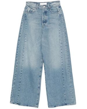 Mother Jean The Pipe Dream Sneak Denim Hood - Blue