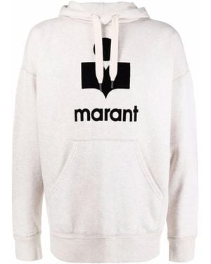Isabel Marant Sudadera Miley con logo afelpado - Neutro