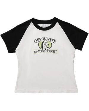 Off-White c/o Virgil Abloh Horse Billboard-print T-shirt - ブラック