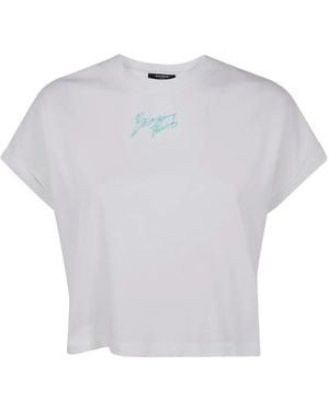 Balmain Logo-print T-shirt - Weiß